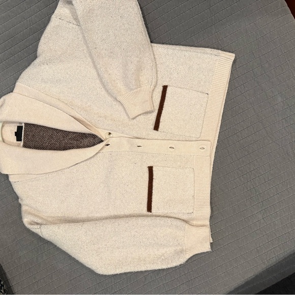 Vici Cream Intarsia Horse Back Crewneck Sweater - Picture 4 of 5